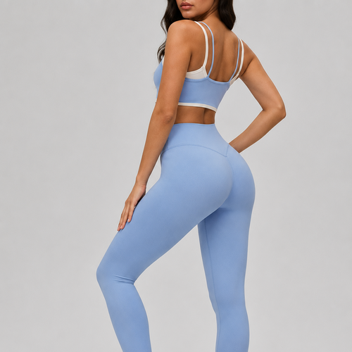 Cloud Blue seamless sports set