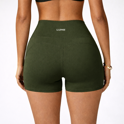 LUME Core Biker Shorts Olive